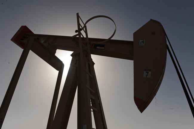 &copy Bloomberg. An oil pump, also known as a 