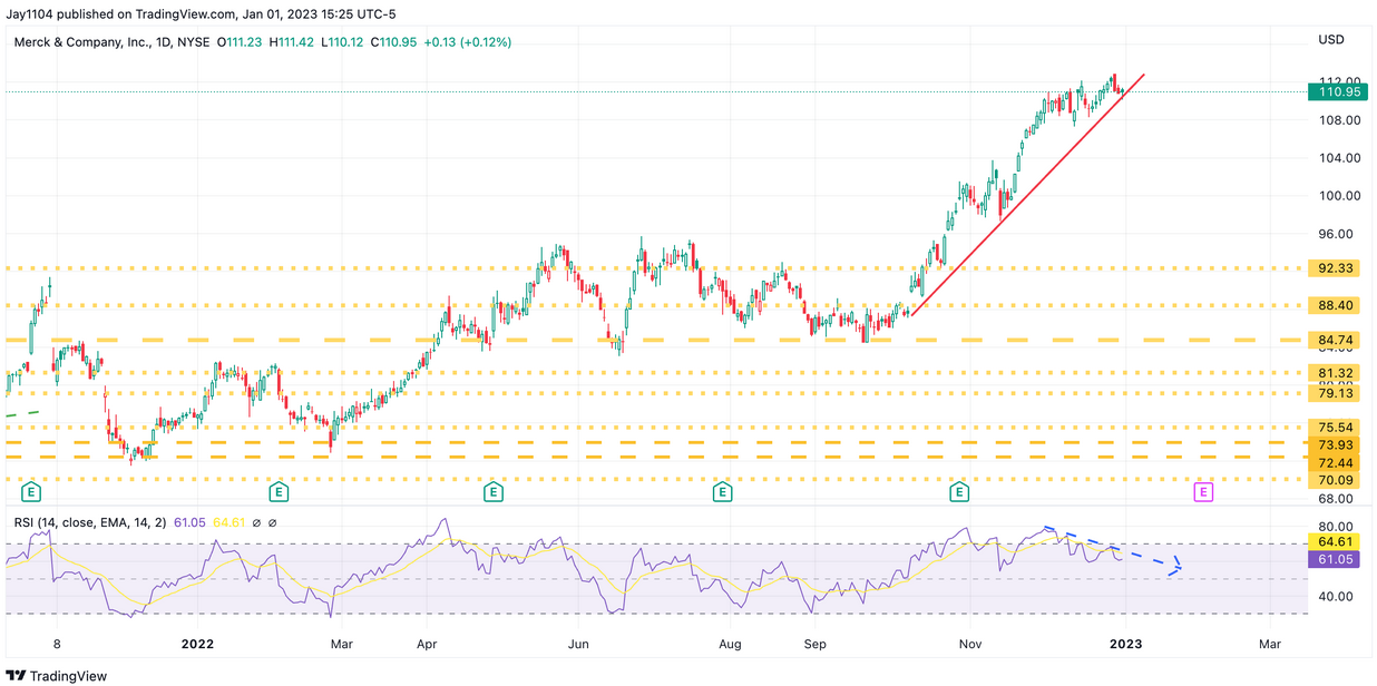 Merck Daily Chart