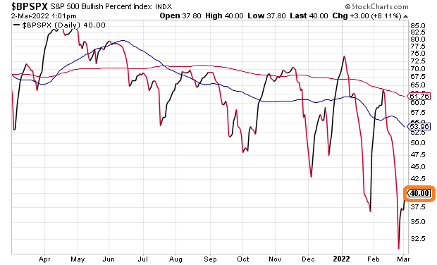 BPSPX Daily Chart