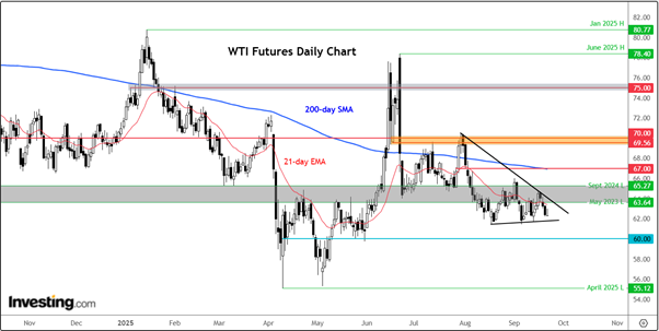 Crude Oil-Daily Chart