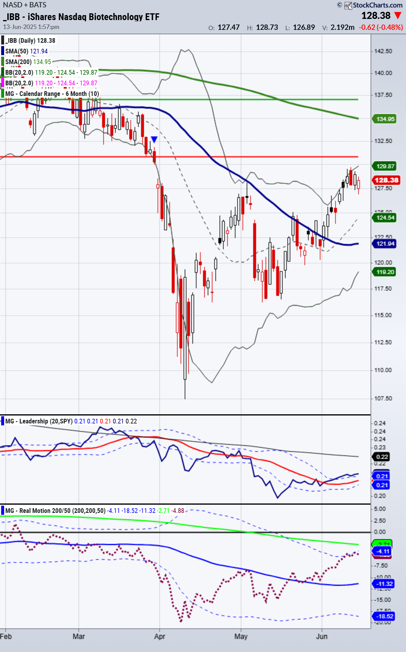 IBB-Daily Chart