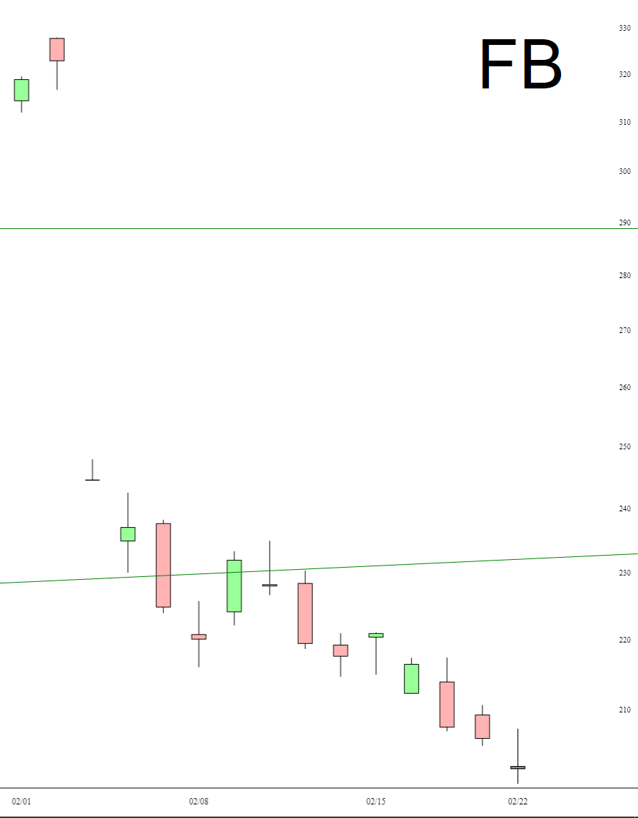 FB Daily Chart