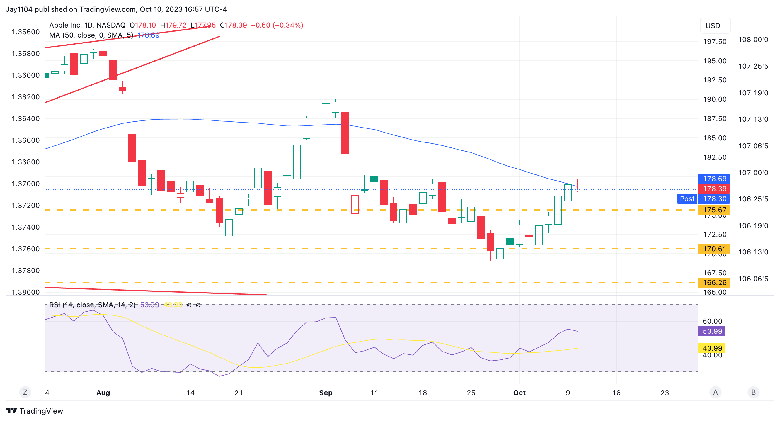 Apple Inc-Daily Chart