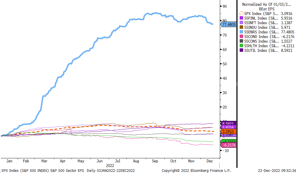 S&P 500 Sector EPS