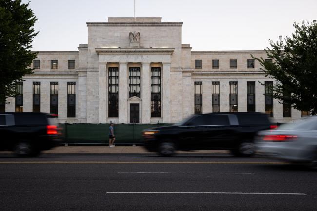 &copy Bloomberg. The Marriner S. Eccles Federal Reserve building in Washington, D.C., US, on Tuesday, Aug. 23, 2022. The Federal Reserve chair's speech this week at the Jackson Hole symposium is expected to offer clues on the Fed's tightening path, with hedge funds making record bets that the US central bank will stick to its hawkish script. Photographer: Graeme Sloan/Bloomberg