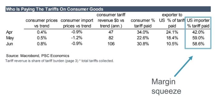 Who’s Paying for US Tariffs