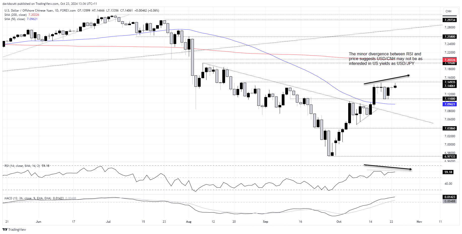 USD/CNH-Daily Chart