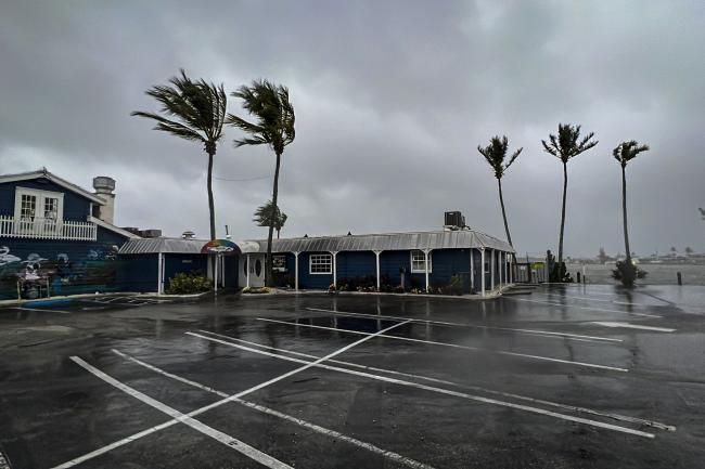 &copy Bloomberg. A closed restaurant at Fort Myers Beach in Fort Myers, Florida, US, on Wednesday, Sept. 28, 2022. Hurricane Ian rapidly gained strength -- with winds reaching 155 miles an hour -- as it barreled toward the coast of Florida, threatening to rip roofs off of homes, wreck agricultural crops and cripple infrastructure as one of the costliest storms to ever hit the US.