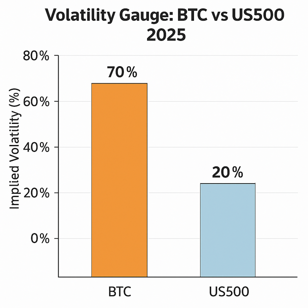 Volatility Gauge-BTC vs S&P 500