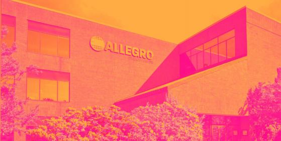 Allegro MicroSystems (NASDAQ:ALGM) Reports Weak Q3