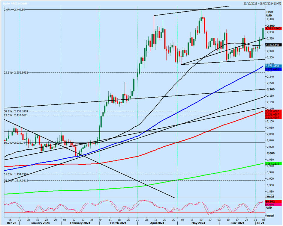 Gold Price-Daily Chart