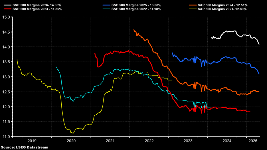 S&P 500 Margin Expectations