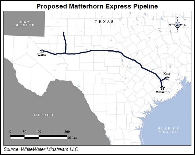 Proposed Matterhorn Express Pipeline