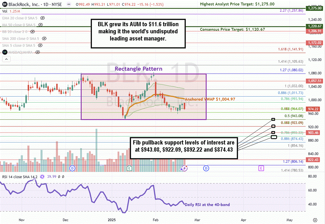 BlackRock Daily Chart