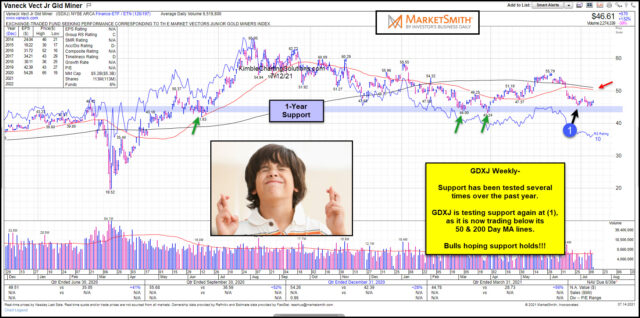 GDXJ Chart.