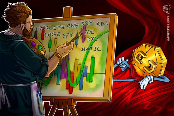 Price analysis 10/14: SPX, DXY, BTC, ETH, BNB, XRP, ADA, SOL, DOGE, MATIC