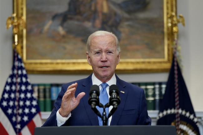 &copy Bloomberg. US President Joe Biden speaks in the Roosevelt Room of the White House in Washington, DC, US, on Wednesday, May 17, 2023. Biden expressed confidence that negotiators would reach an agreement to avoid a catastrophic default, seeking to reassure markets before he departs on a trip to Japan.