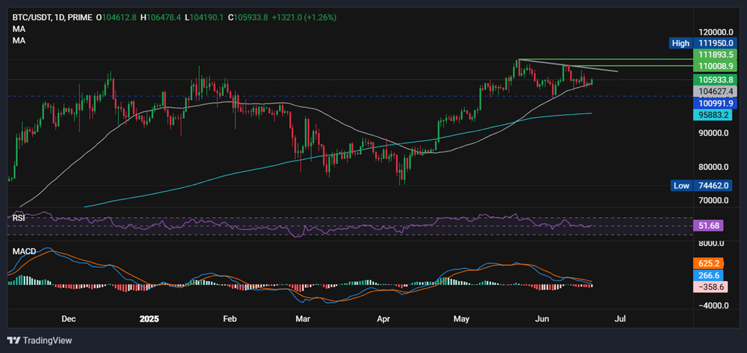 BTC/USD-Daily Chart
