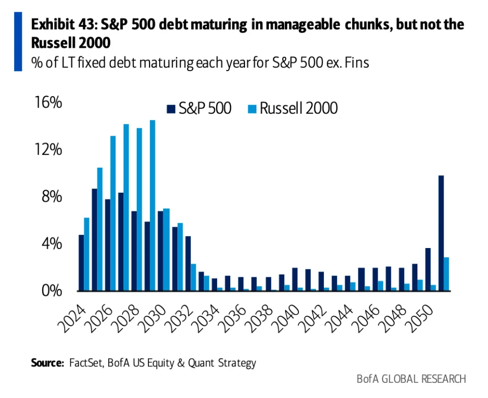 Срок погашения долга S&P 500