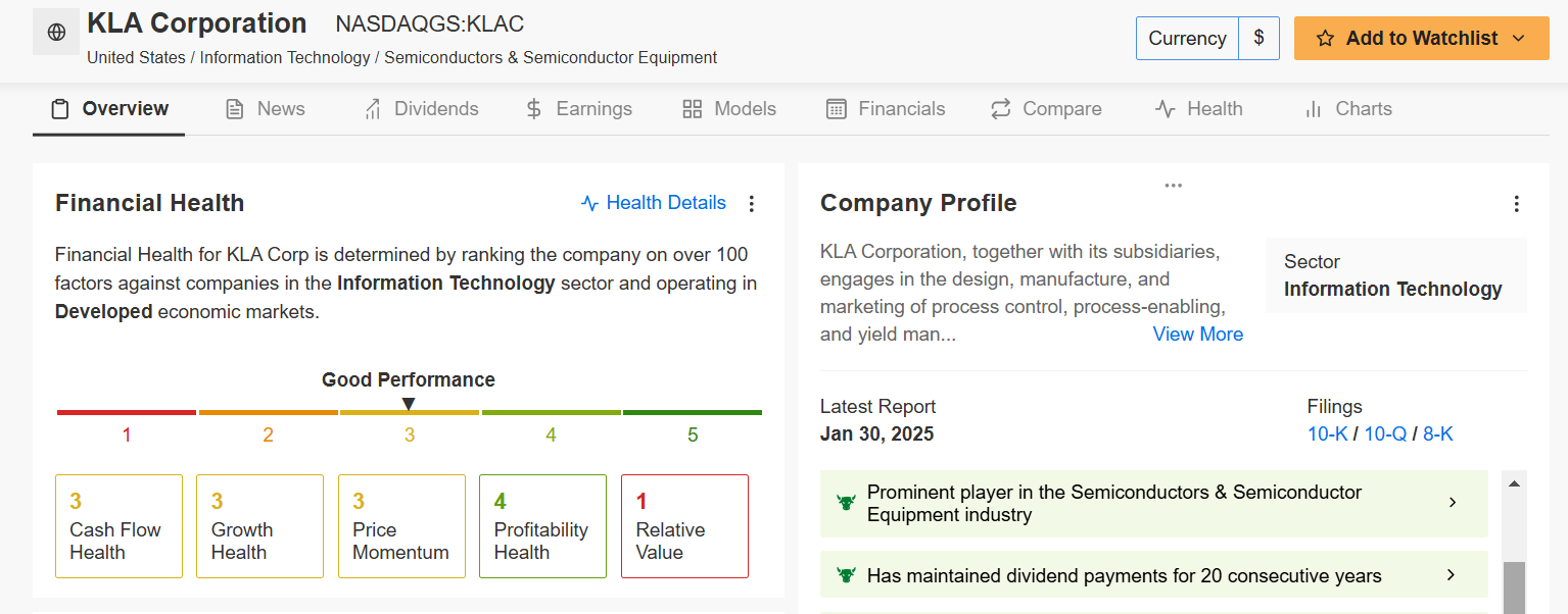 KLA Corp Fair Value