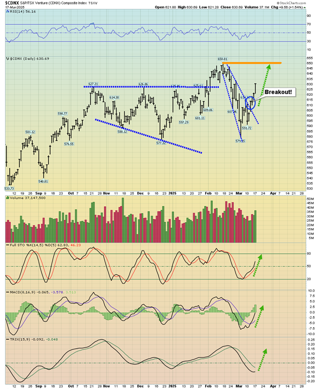 CDNX Daily Chart