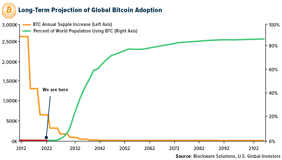 Long-Term Projection Of Global BTC Adoption
