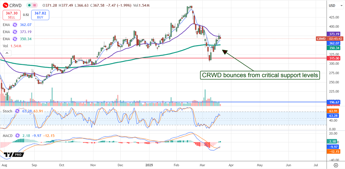 Crowdstrike Price Chart