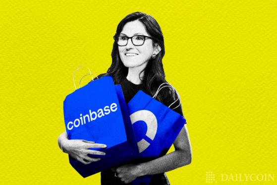 Cathie Wood’s Ark Invest Buys $3 Million Worth of Coinbase Shares as the Exchange Tanks