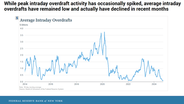 Average Intraday Overdrafts