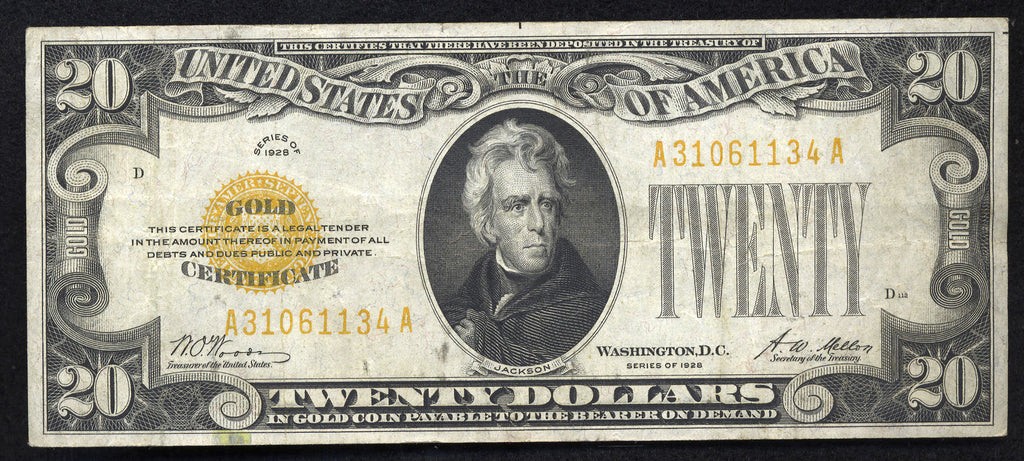 Dollar Gold Certificate Dollar Gold Certificate