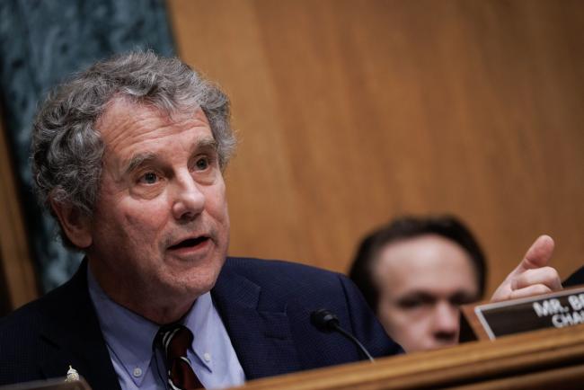 &copy Bloomberg. Senator Sherrod Brown, a Democrat from Ohio and chairman of the Senate Banking, Housing, and Urban Affairs Committee, speaks during a hearing in Washington, DC, US, on Thursday, Dec. 15, 2022. House Republicans vowed vigorous oversight over the Consumer Financial Protection Bureau's policy-making, enforcement, and even the agency directors schedule when they take the gavel in January.