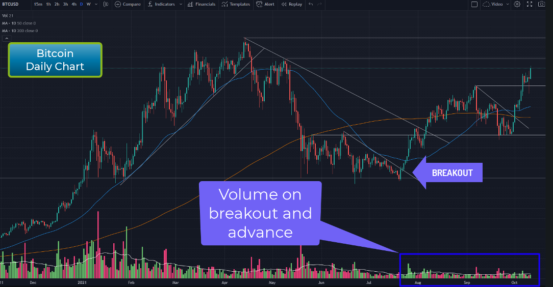 Bitcoin Daily Chart.