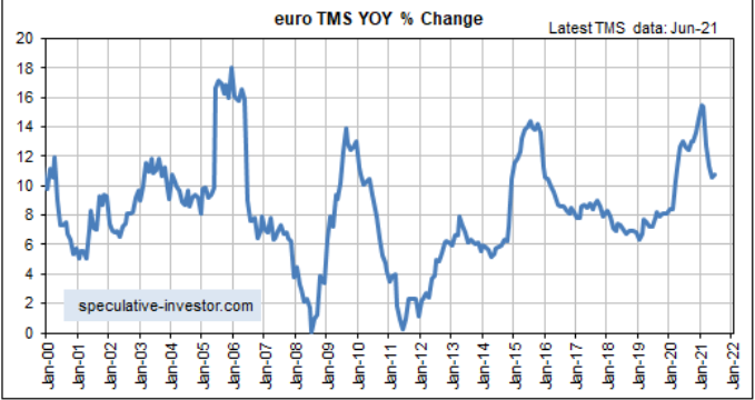 Euro TMS YOY % Change