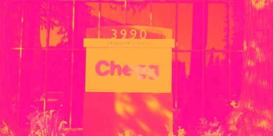 Why Chegg (CHGG) Stock Is Trading Lower Today