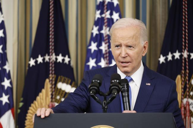 &copy Bloomberg. US President Joe Biden speaks during a news conference in the State Dining Room of the White House in Washington, DC, US, on Wednesday, Nov. 9, 2022. Biden is speaking following a midterm election in which Democrats fared better than expected and avoided a worst-case scenario in Tuesday night's vote as a feared Republican wave failed to materialize.
