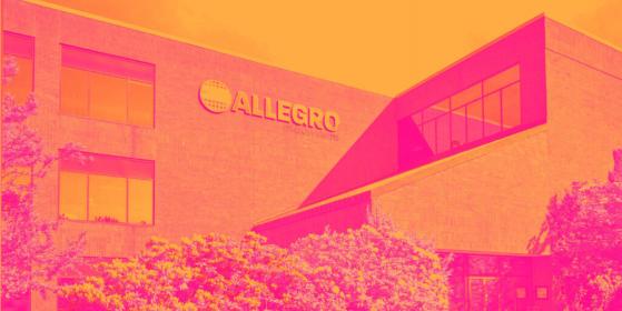 Why Allegro MicroSystems (ALGM) Stock Is Falling Today