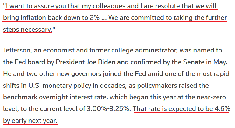 Excerpt Of Fed Statement.
