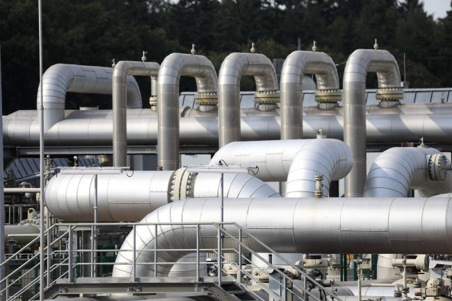 © Bloomberg. Pipework at the natural gas storage facility operated by Astora GmbH & Co KG, one of the largest in Western Europe and formerly controlled by Gazprom Germania GmbH, in Rehden, Germany, on Tuesday, Aug. 23, 2022. Astora, a former unit of Gazprom Germania GmbH now named SEFE Securing Energy for Europe GmbH, is seeking relief from a levy to share the burden of higher gas prices with consumers, according to a person familiar with the situation.