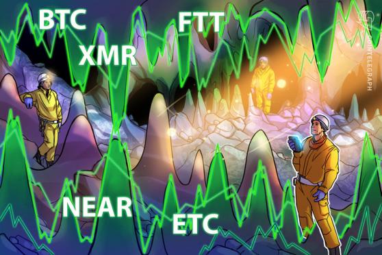 Top 5 cryptocurrencies to watch this week: BTC, NEAR, FTT, ETC and XMR