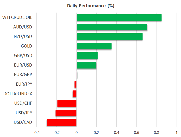 Dollar Slides on Fed, ECB and BoJ Enter the Limelight