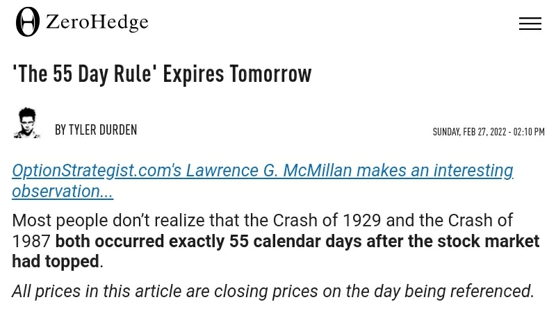 ZeroHedge Article