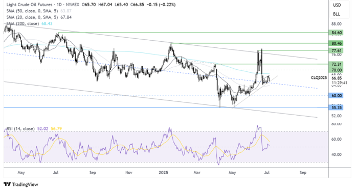 Crude Oil-Daily Chart