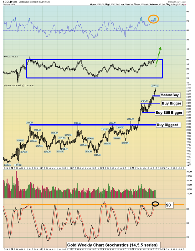 Gold Weekly Chart